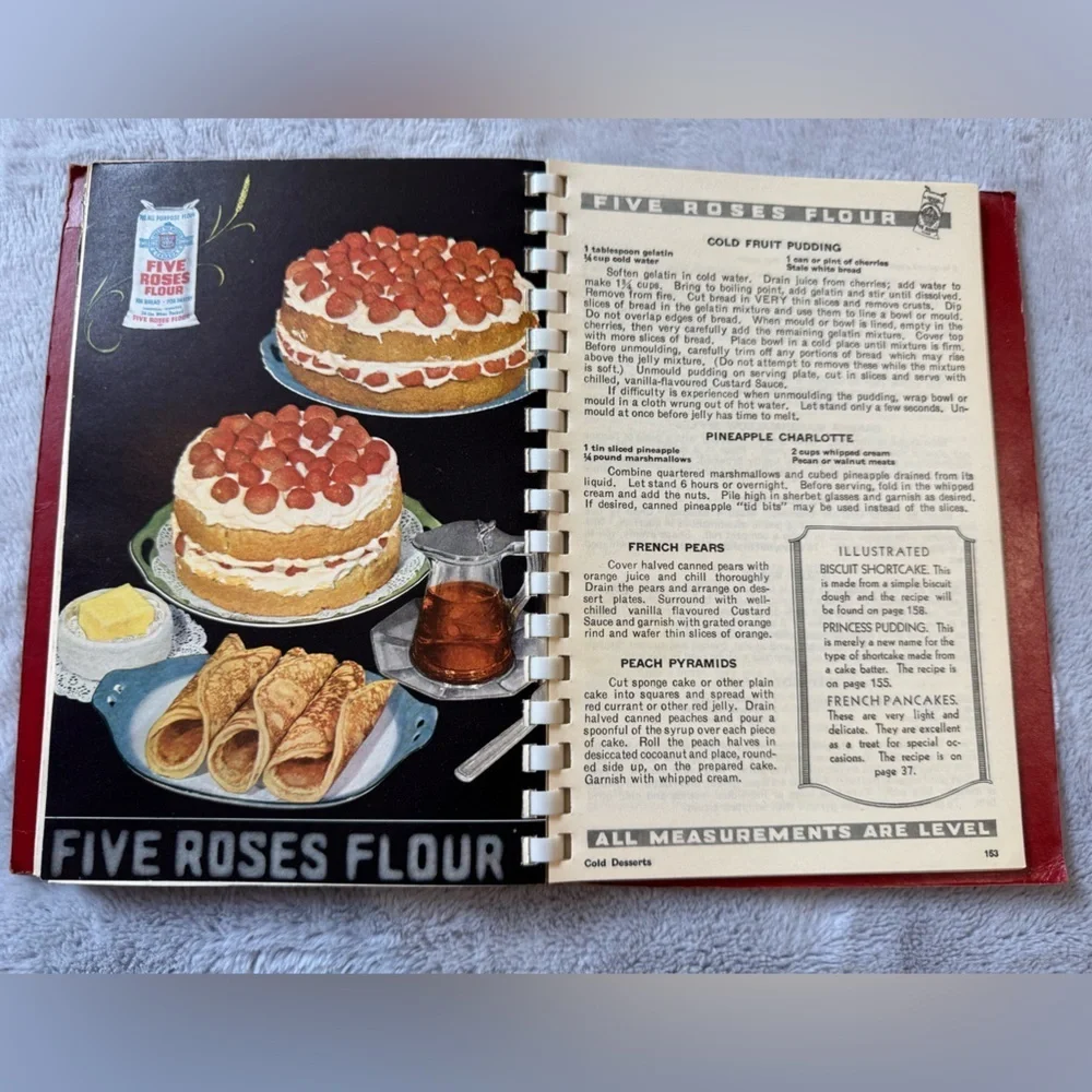 Antique A Guide To Good Cooking Five Roses Flour Cookbook 1938 Collectible - Picture 10 of 10